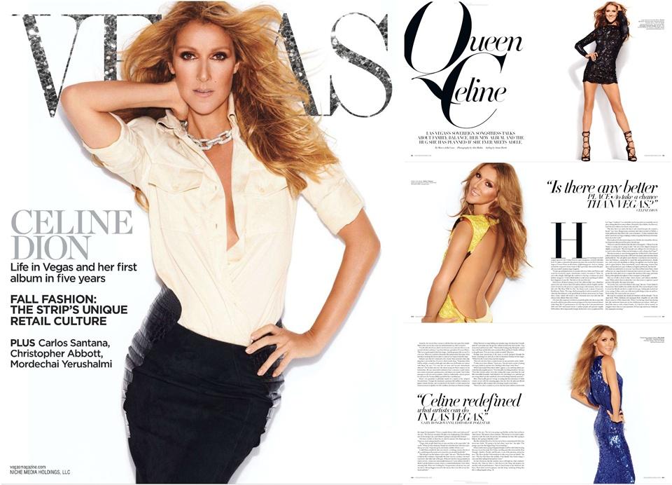 Celine Dion @ Vegas Magazine September 2012