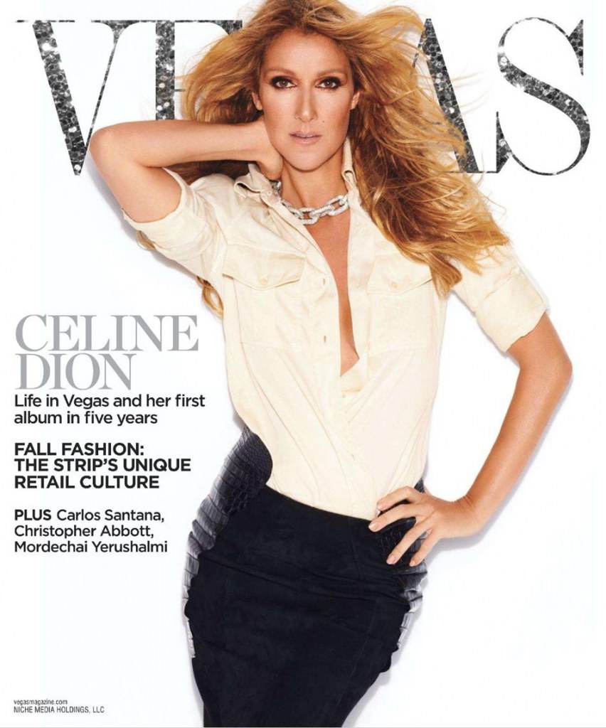 Celine Dion @ Vegas Magazine September 2012