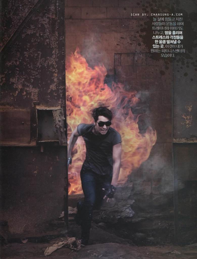 2PM Chansung @ Men's Health Korea September 2012