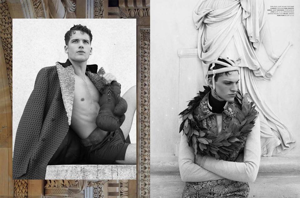 Arthur Sales & Liuk Bass @ Stag Magazine # 1 June 2012