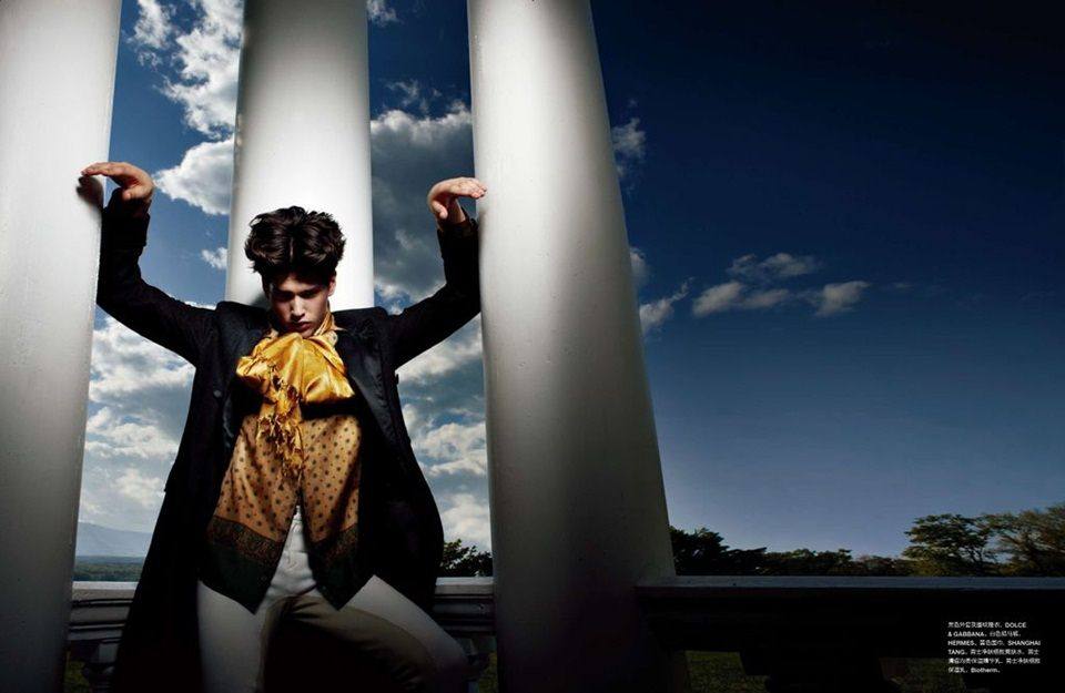 Simon van Meervenne @ Numéro Homme China #5 F/W 2012