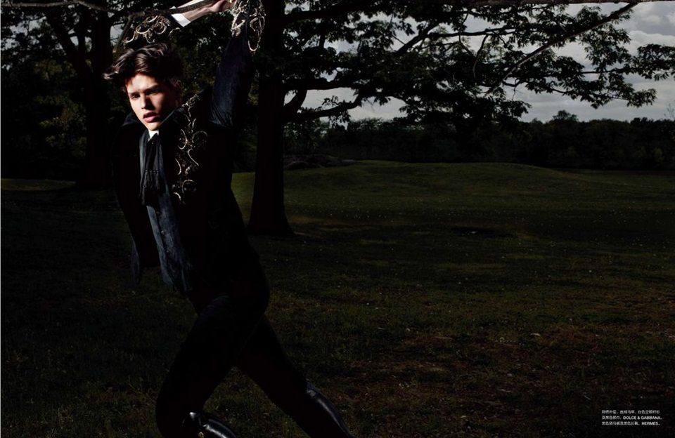 Simon van Meervenne @ Numéro Homme China #5 F/W 2012