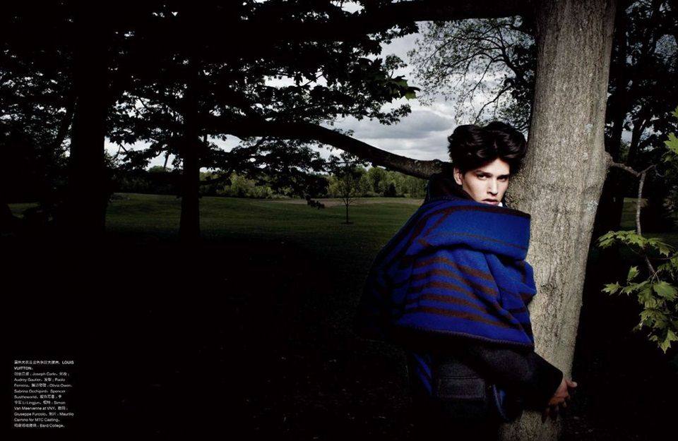 Simon van Meervenne @ Numéro Homme China #5 F/W 2012