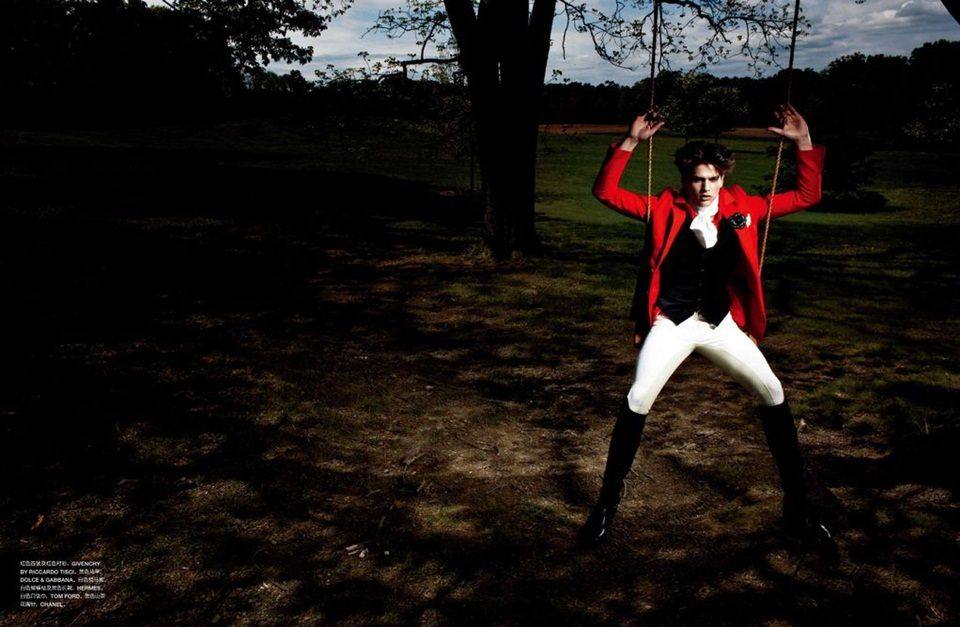 Simon van Meervenne @ Numéro Homme China #5 F/W 2012