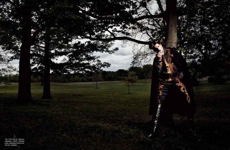 Simon van Meervenne @ Numéro Homme China #5 F/W 2012