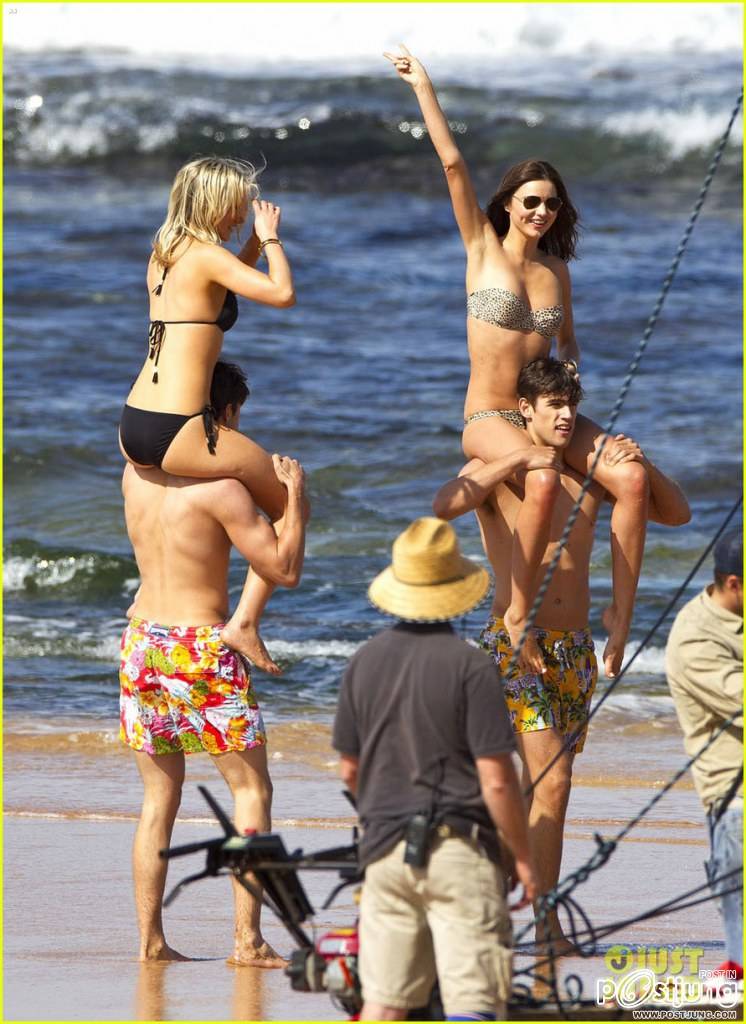 Miranda Kerr: Bikini Photo Shoot in Sydney