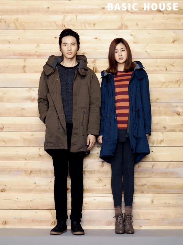 Won Bin & Kang Sora @ BASIC HOUSE‘s Fall 2012 Ad Campaign