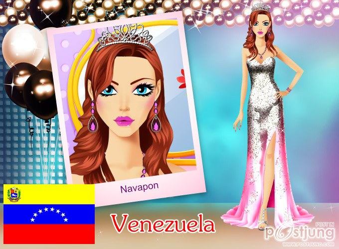 ร่วมโหวต Miss Wold 2013 Top 5 ฉบับการ์ตูน