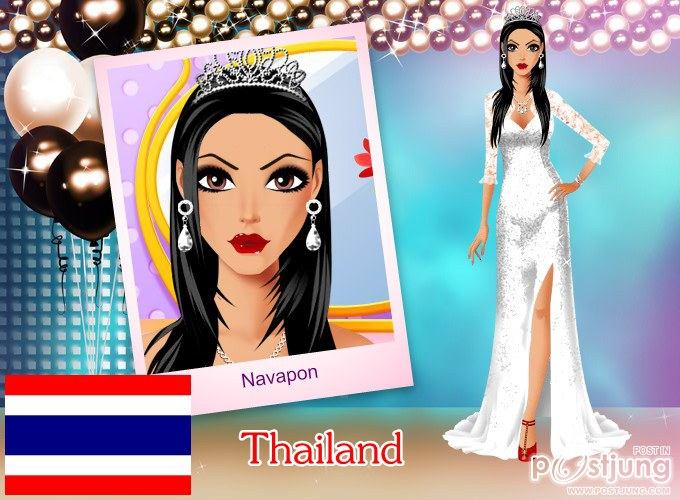 ร่วมโหวต Miss Wold 2013 Top 5 ฉบับการ์ตูน