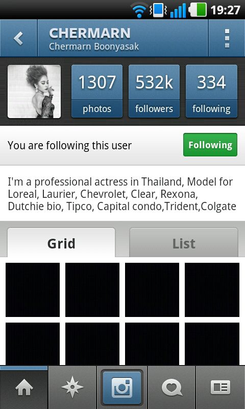 ภาพนี้ที่ พลอย ลงใน IG ล่าสุด ทำไมเป็น ภาพมืดดำหลายภาพ จัง