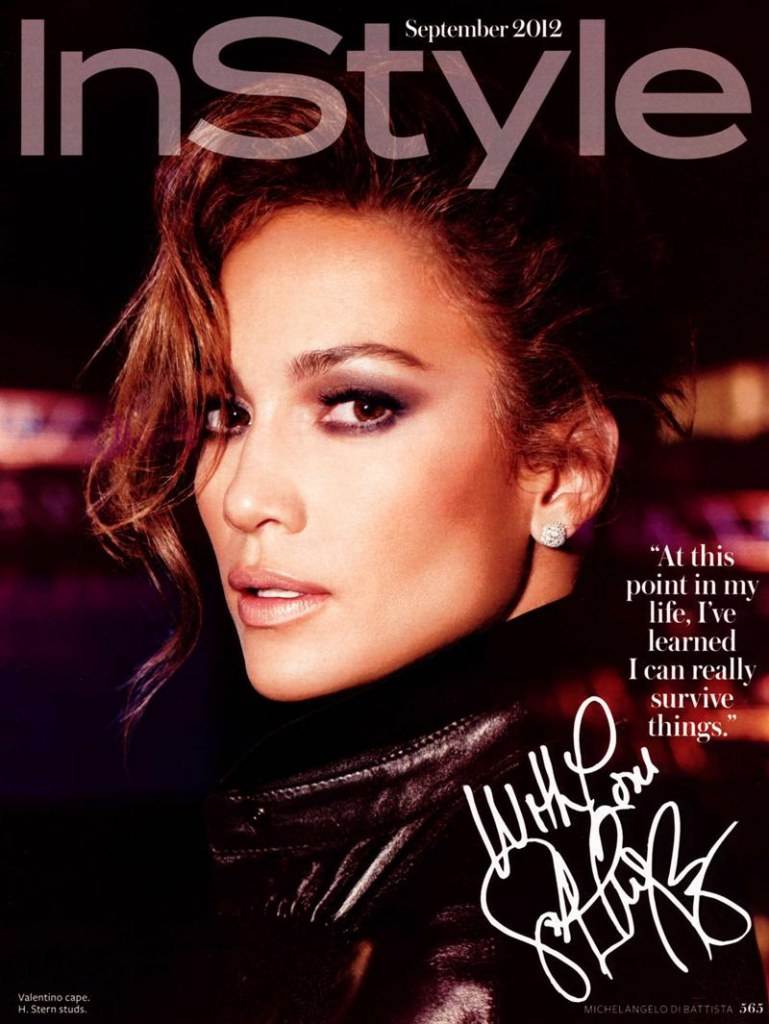 Jennifer Lopez @ Instyle US Magazine September 2012