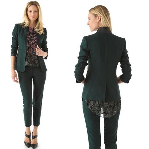 แฟชั่น ชุดทำงาน แบบกางเกง สวย เท่ คล่องตัว