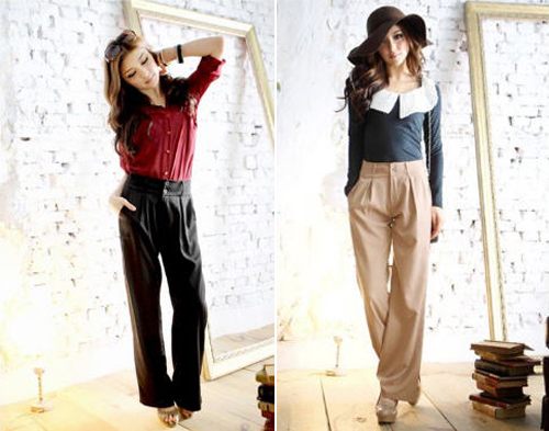 แฟชั่น ชุดทำงาน แบบกางเกง สวย เท่ คล่องตัว