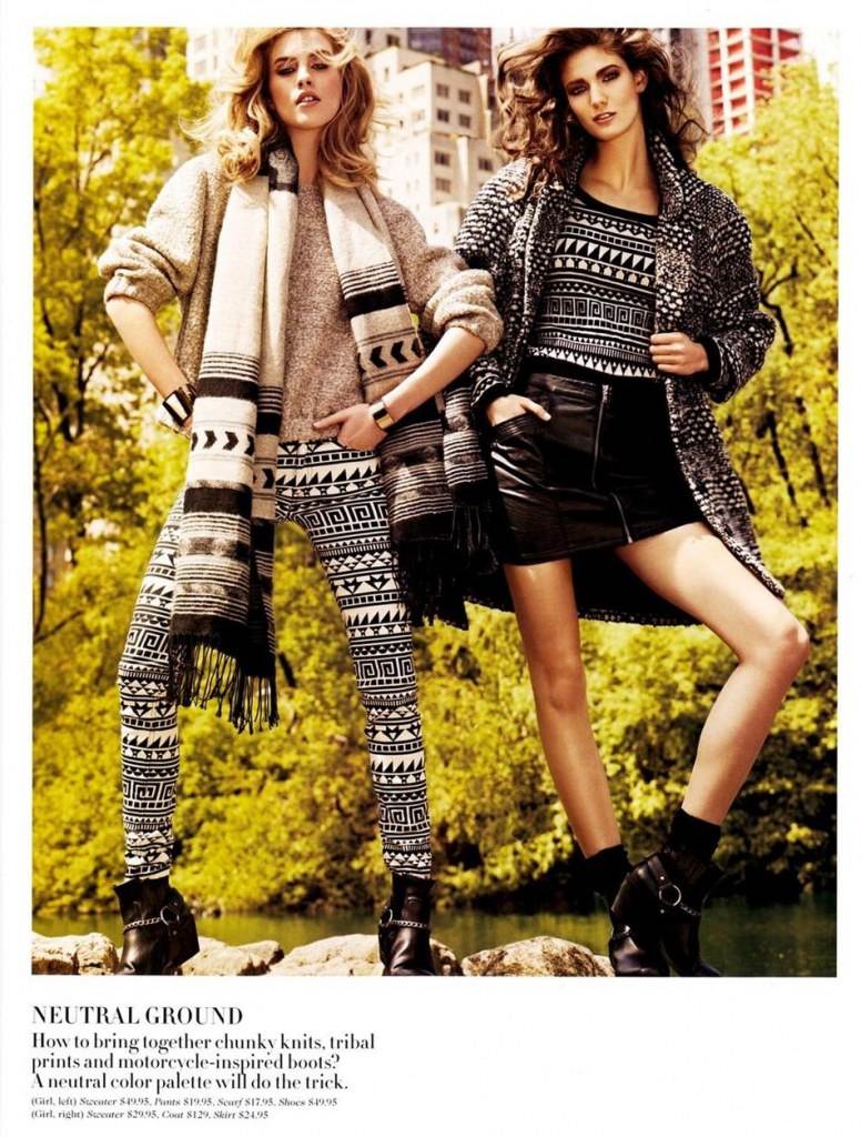 Kendra Spears & Julia Frauche @ H&M Magazine Fall 2012