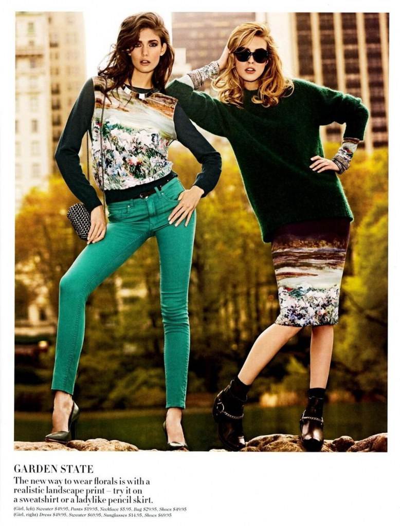 Kendra Spears & Julia Frauche @ H&M Magazine Fall 2012