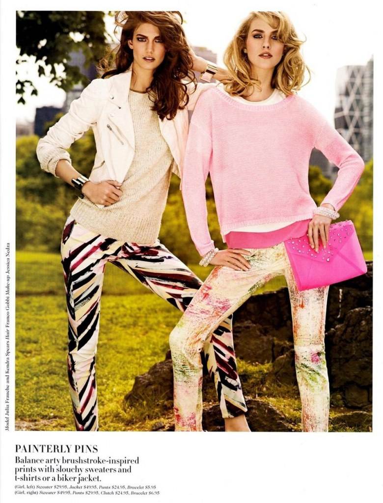 Kendra Spears & Julia Frauche @ H&M Magazine Fall 2012