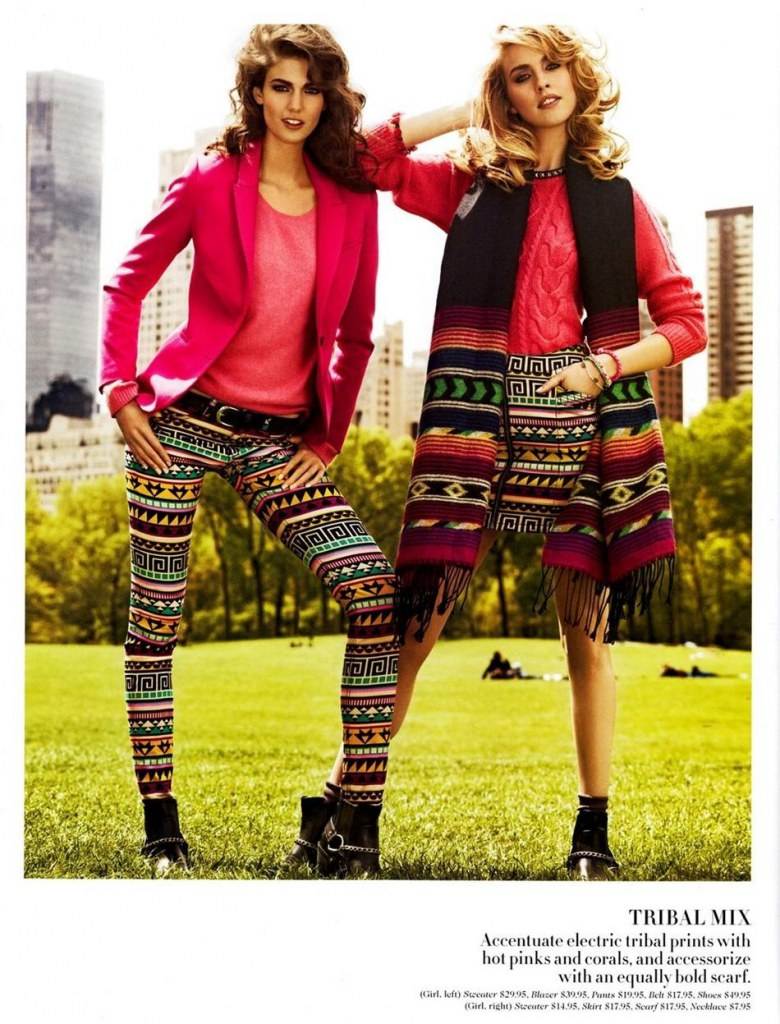 Kendra Spears & Julia Frauche @ H&M Magazine Fall 2012