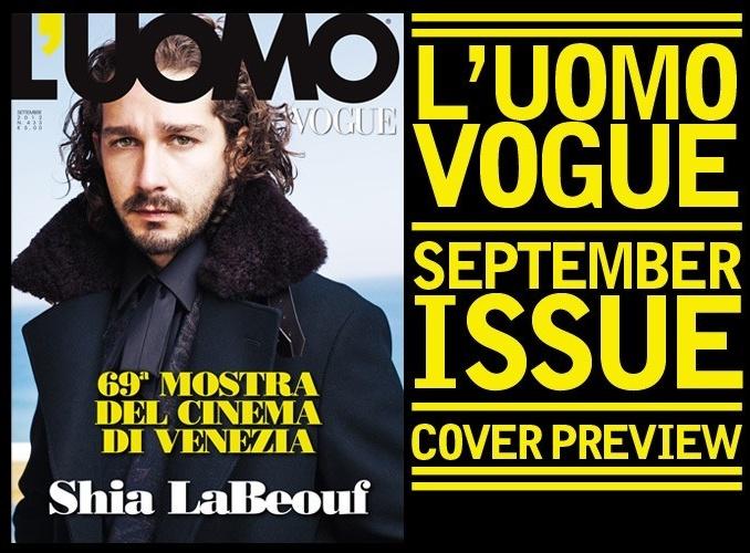 Shia LaBeouf @ L'Uomo Vogue Italia September 2012