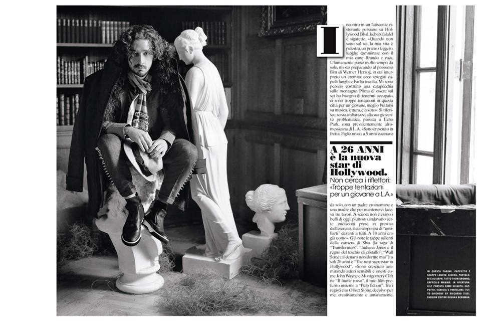 Shia LaBeouf @ L'Uomo Vogue Italia September 2012