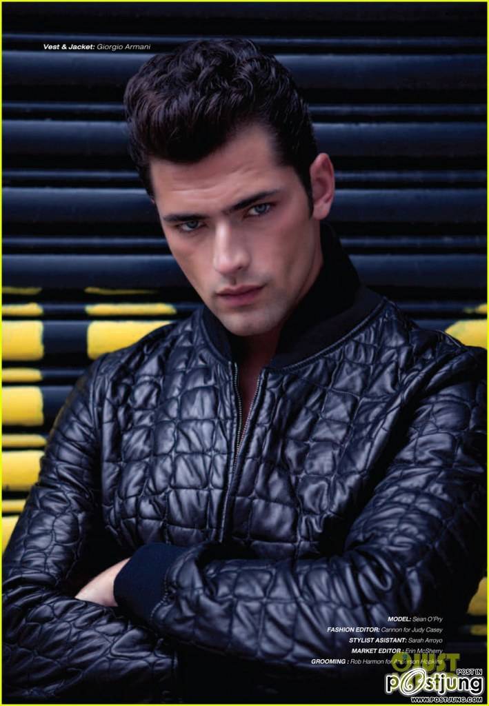 Sean O'Pry Covers 'Glow' Magazine September 2012