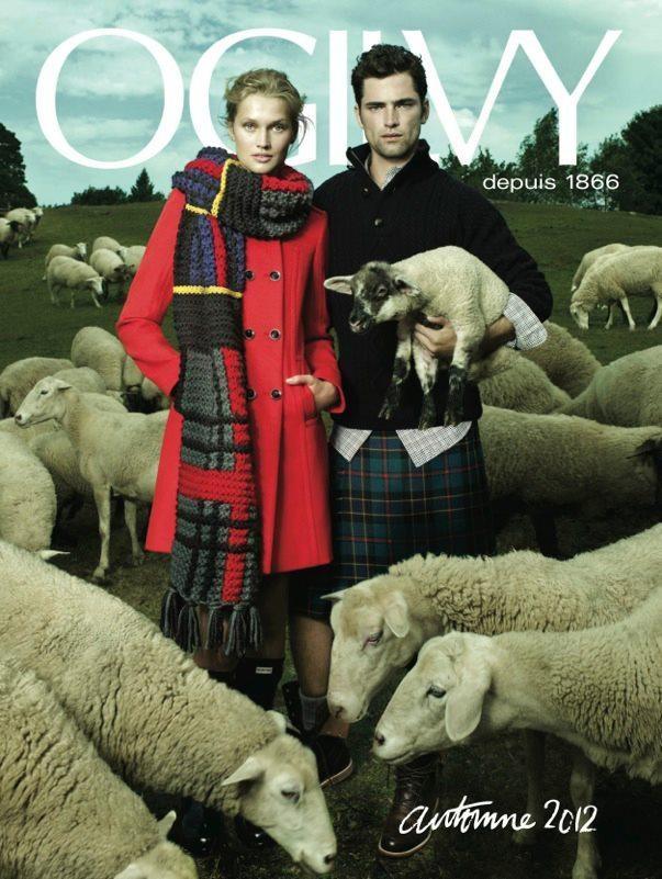 Sean O'Pry & Jourdan Dunn @ OGILVY A/W 2012