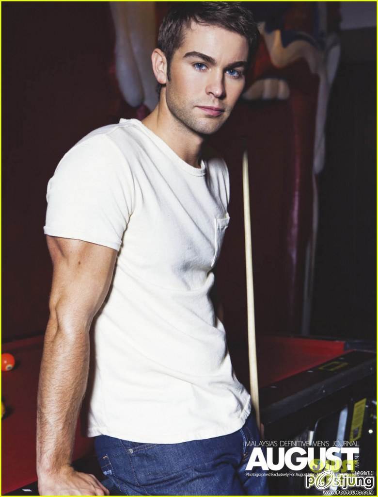 Chace Crawford: Buff Biceps for 'August Man' - Exclusive!