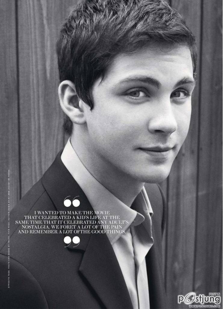 Ezra Miller, Logan Lerman & Johnny Simmons @ Out Magazine September 2012