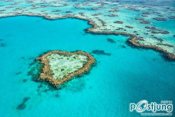 2. Heart Reef, Australia