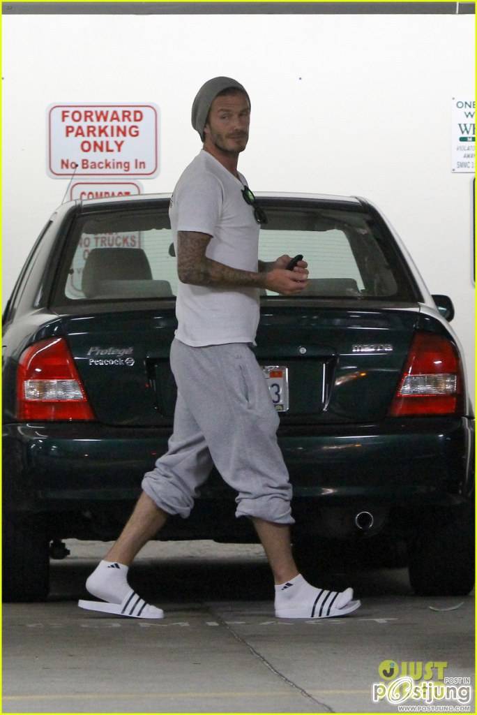 David Beckham Injures Ankle on Romeo's 10th Birthday