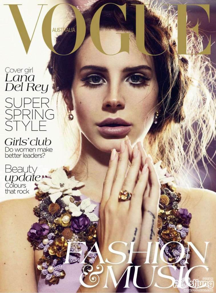 Lana Del Rey @ Vogue Australia October 2012