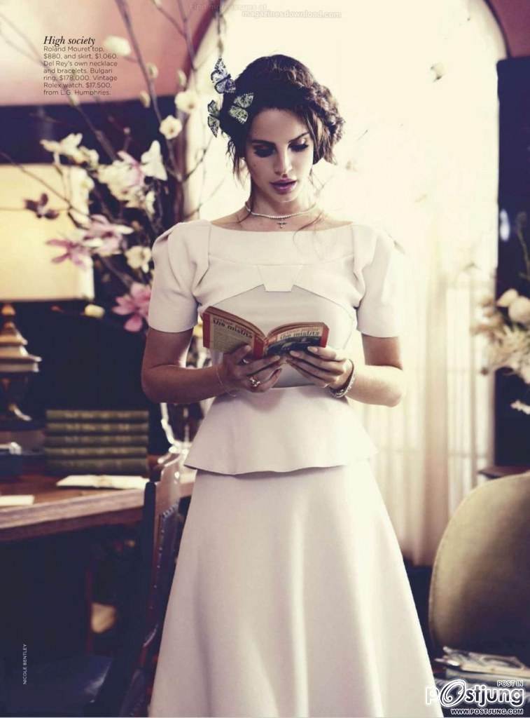 Lana Del Rey @ Vogue Australia October 2012