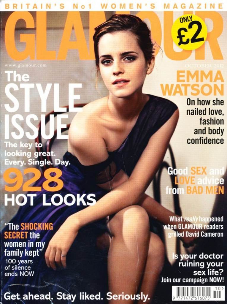 Emma Watson @ Glamour UK October 2012