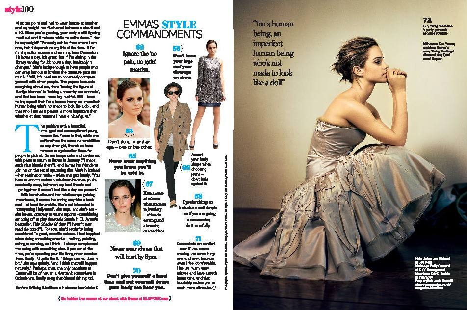 Emma Watson @ Glamour UK October 2012