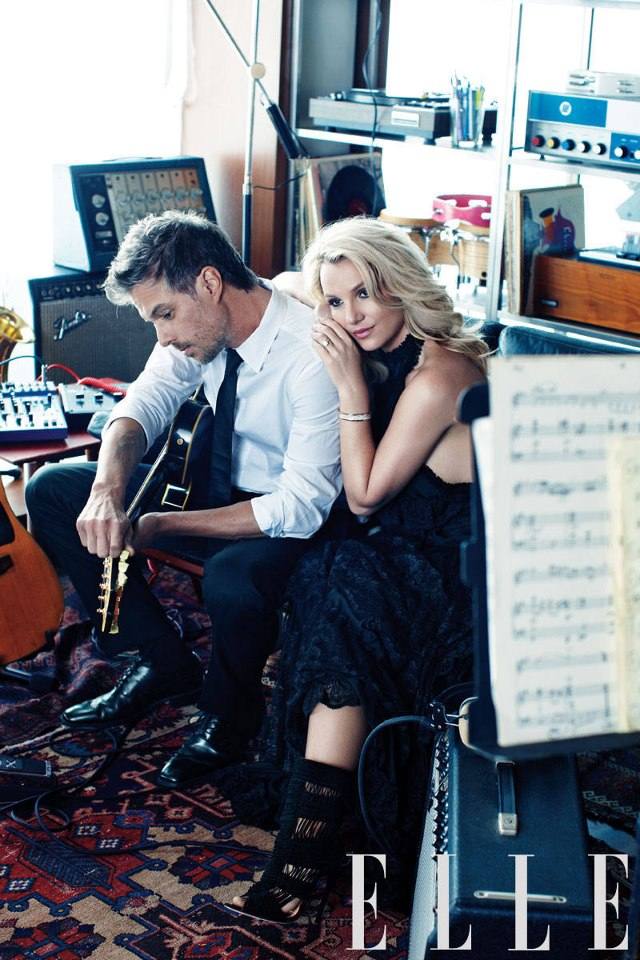Britney & Jason on Elle Magazine (October)