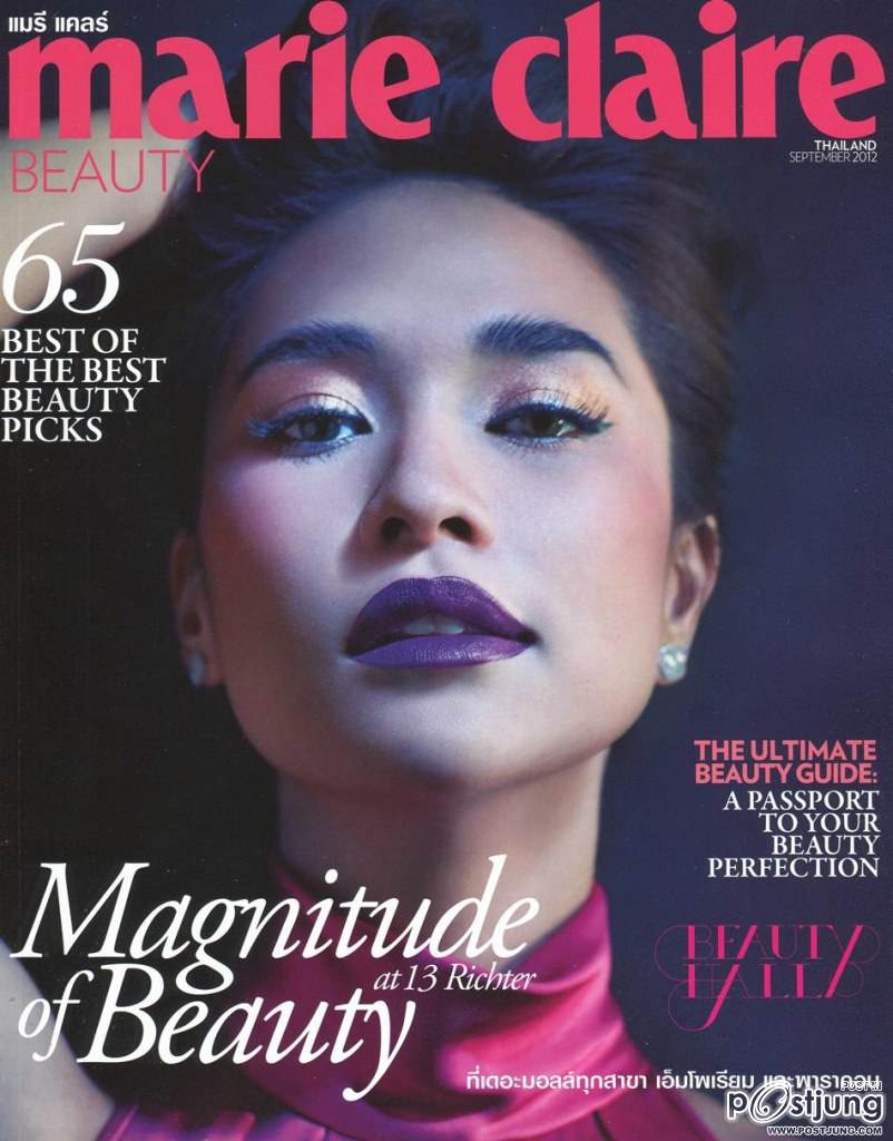 พลอย-เฌอมาลย์ @ MARIE CLAIRE no.101 September 2012