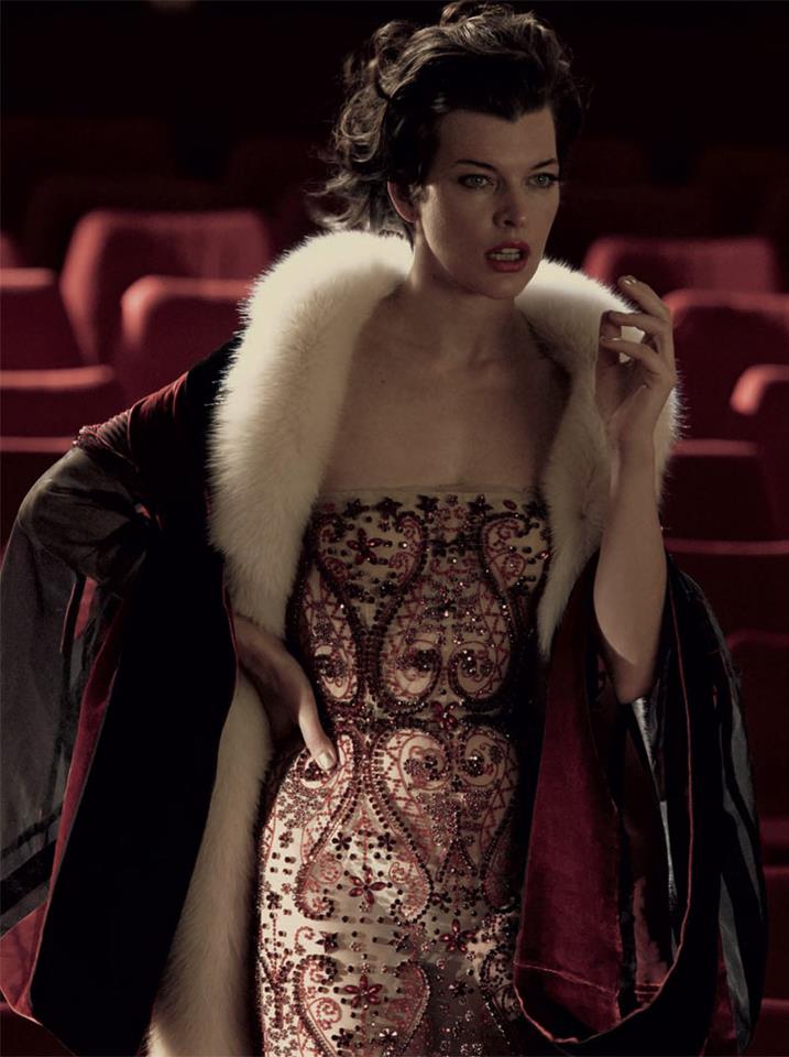 Milla Jovovich @ Vogue Italia September 2012