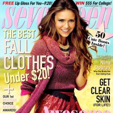 Nina Dobrev @ Seventeen October 2012