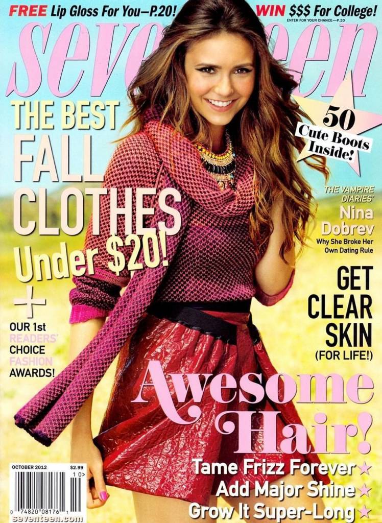 Nina Dobrev @ Seventeen October 2012