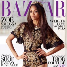 Zoe Saldana @ Harper's Bazaar Arabia September 2012