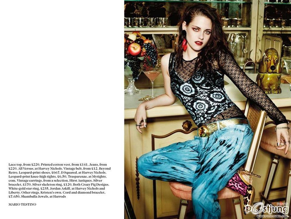 Kristen Stewart @ Vogue UK October 2012
