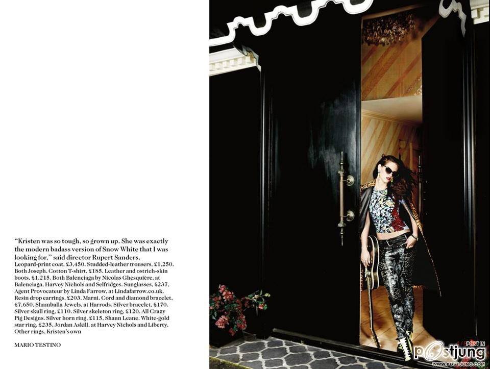 Kristen Stewart @ Vogue UK October 2012