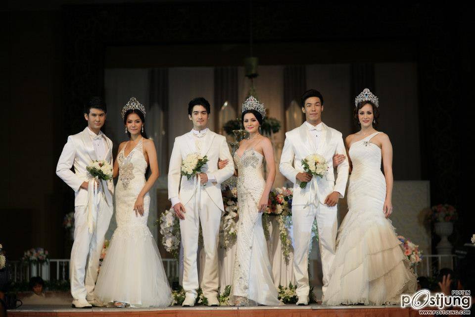 หนูสิ ณฉัตร และจูลี่ สามสาวมิสไทยแลนด์เวิลด์ ในงานเวดดิ้งแฟร์ค่ะ