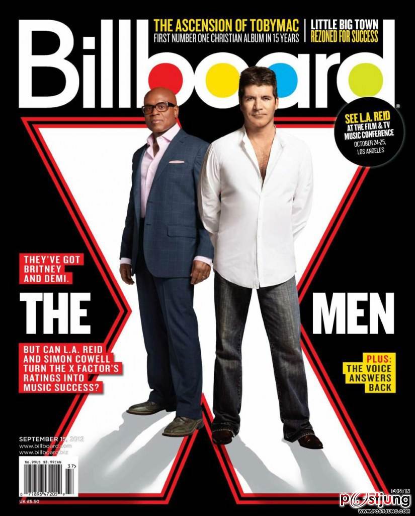 L.A. Reid & Simon Cowell @ Billboard Magazine September 2012