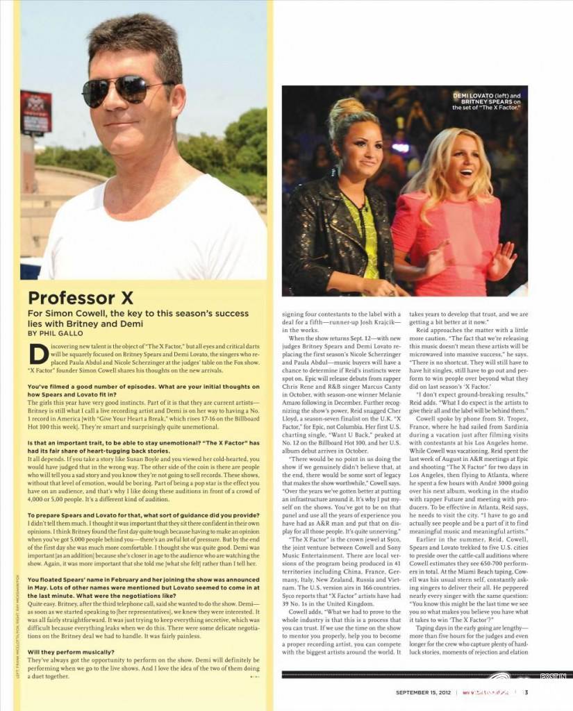 L.A. Reid & Simon Cowell @ Billboard Magazine September 2012