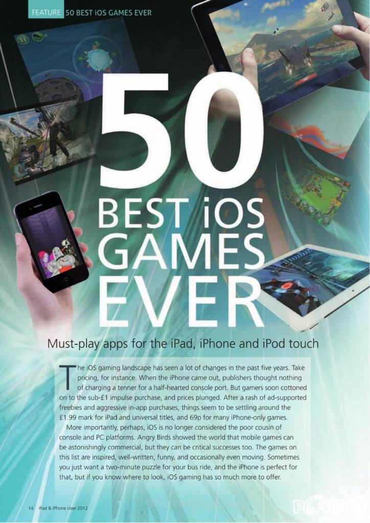 50 Best Games ever for iPAD & iPHONE