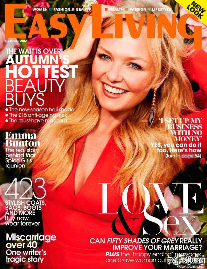 Emma bunton @ Easy Living UK October 2012