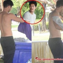 จ๊าก เวียร์ ถอดผ้าโชว์ซิกซ์แพ็ก