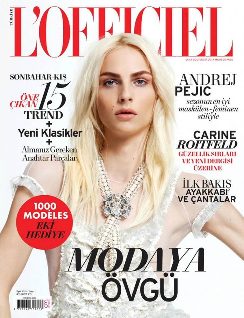 Andrej Pejic @ L'Officiel Turkey September 2012