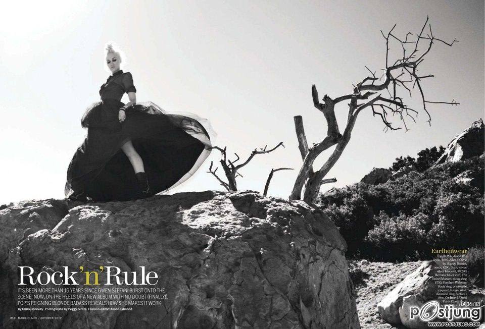 Gwen Stefani @ Marie Claire US October 2012