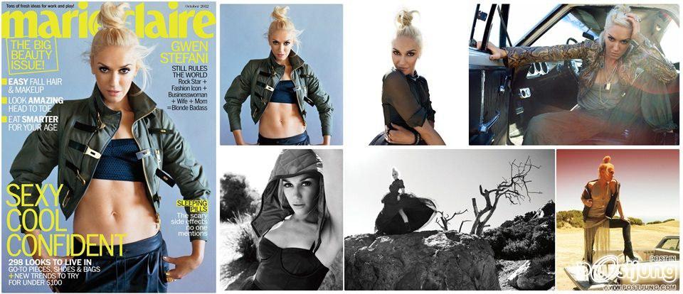 Gwen Stefani @ Marie Claire US October 2012